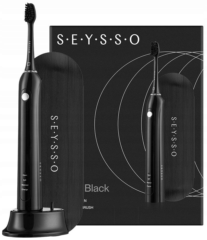 Sonic toothbrush SEYSSO Carbon Basic Black Dominant color black