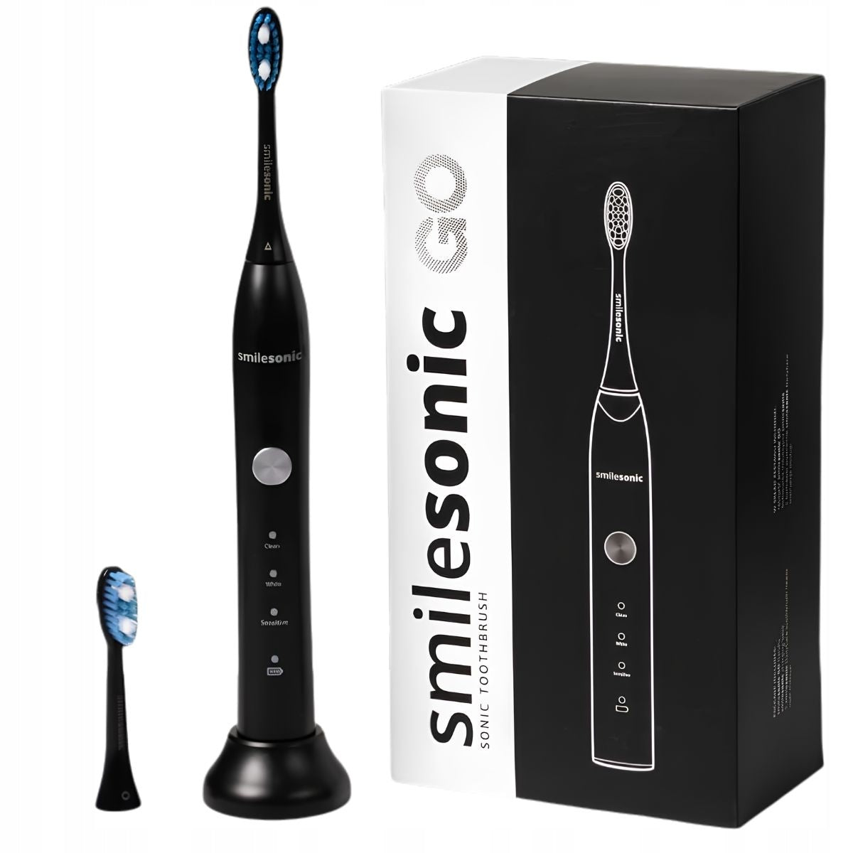 Sonic toothbrush SMILESONIC GO Black