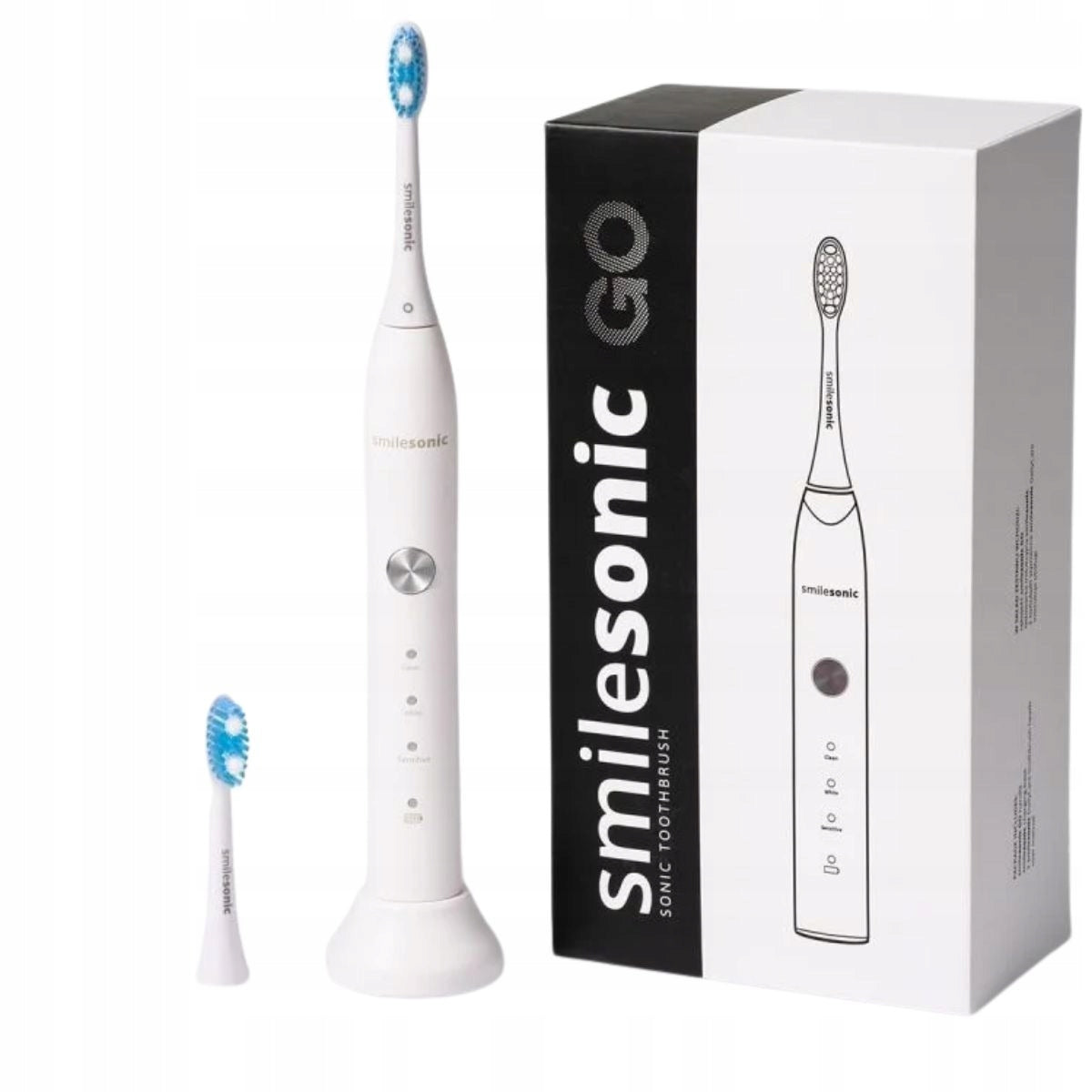 Sonic toothbrush SMILESONIC GO White Packaging status original