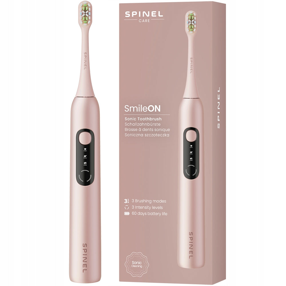 Sonic toothbrush SPINEL CARE SmileON pink USB-C 3 modes