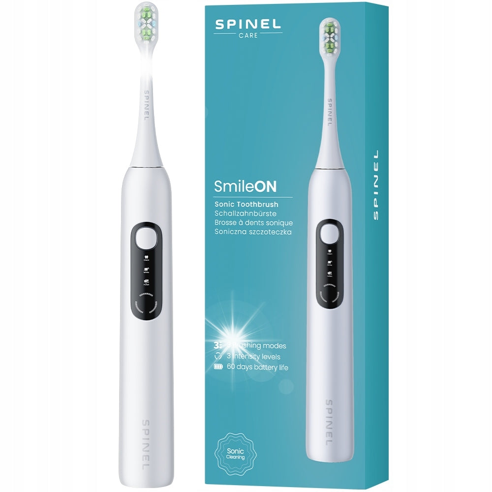 Sonic toothbrush SPINEL CARE SmileOn white USB-C 3 modes