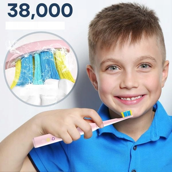 Sonic toothbrush for children 6-12 years old, SEAGO SG-2303 - pink - 8 heads Medical device no