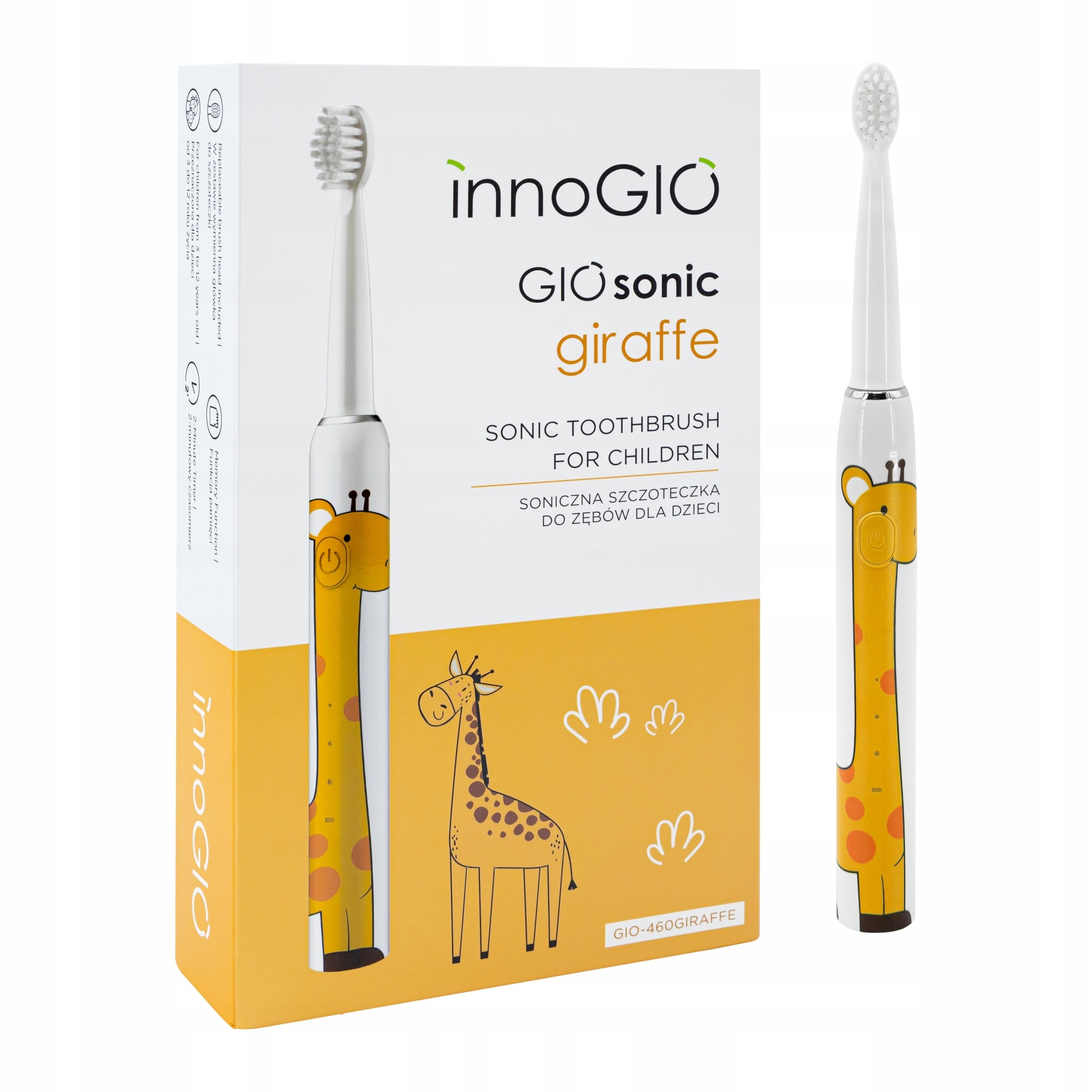 Sonic toothbrush for children INNOGIO GIRAFFE GIO-460