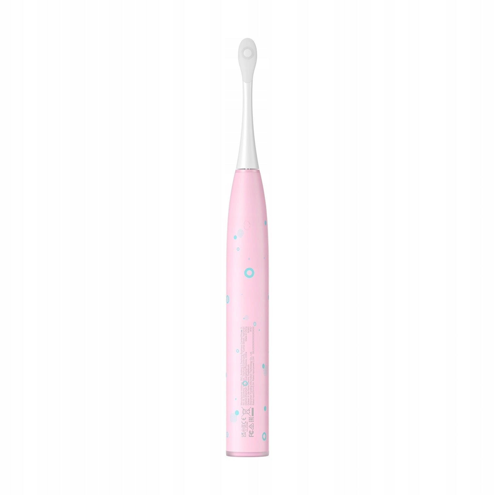 Sonic toothbrush for children Oclean X Kids pink 5 programs report Medical device no