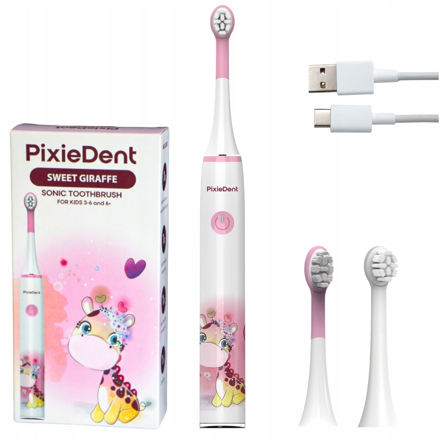 Sonic toothbrush for children PixieDent Giraffe
