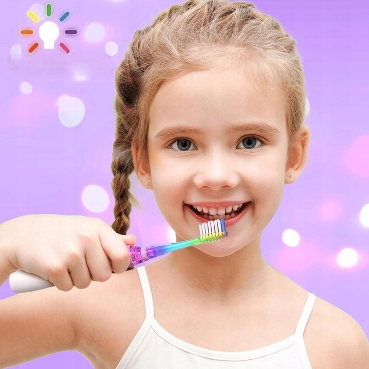 Sonic toothbrush for children SEAGO SG-977 with 8 tips!! - Purple Packaging status original