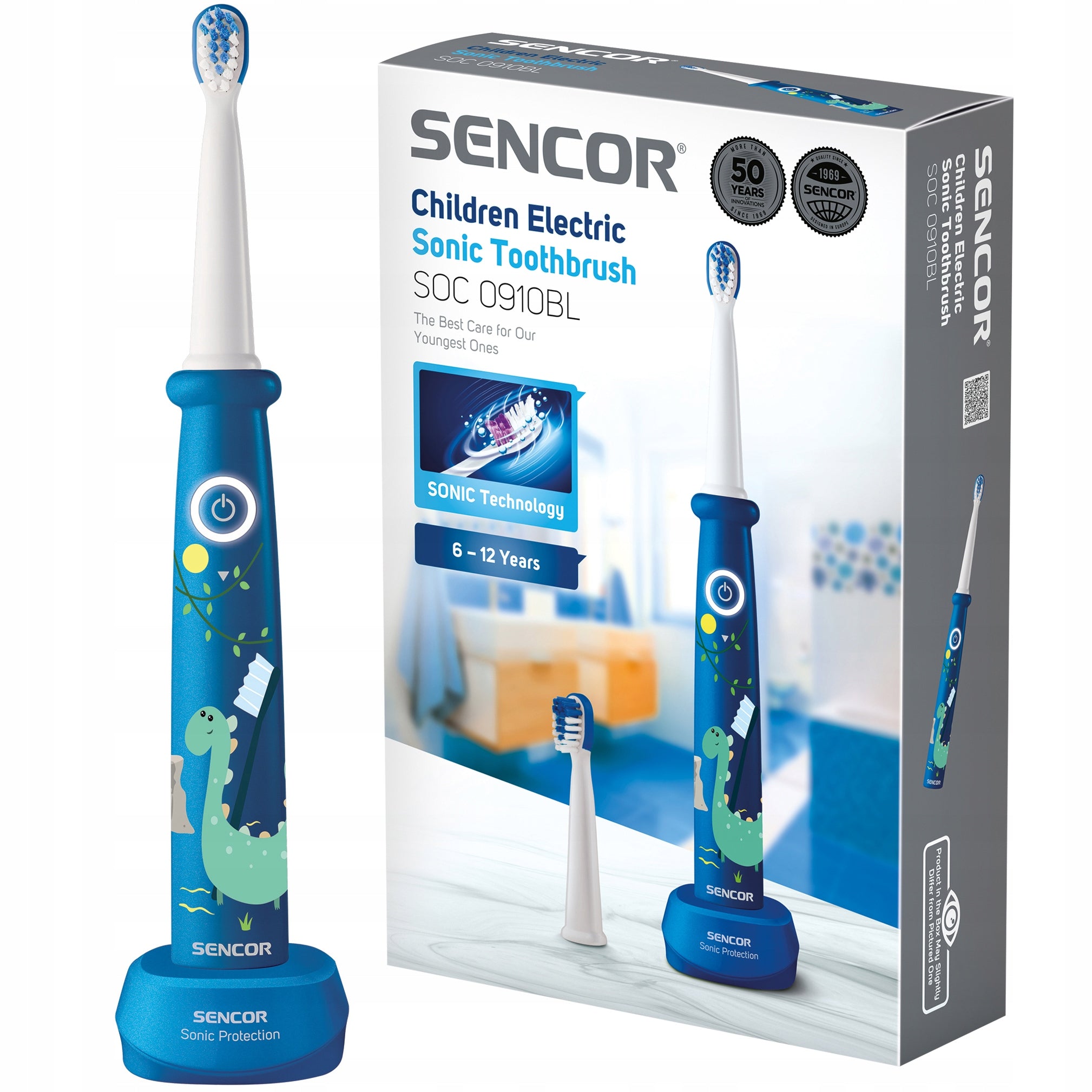 Sonic toothbrush for children Sencor Junior 6-12lat timer massager