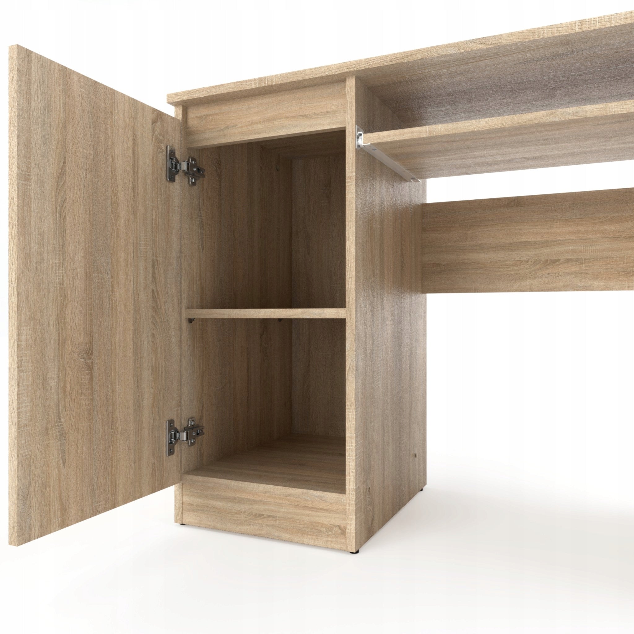 Sonoma 90 CM School Oak Gaming Desk with 2 Shelves EAN (GTIN) 5905123200762