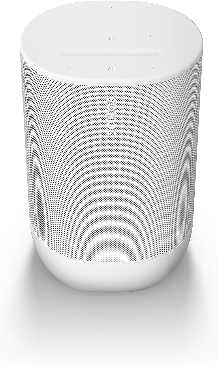 Sonos Move 2 Portable Bluetooth Wi-Fi Speaker Alexa Waterproof White