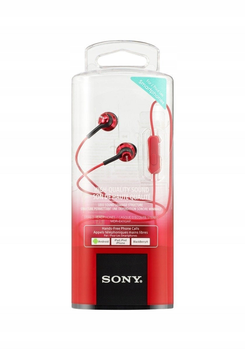 Sony MDR-EX110AP, červená Model other