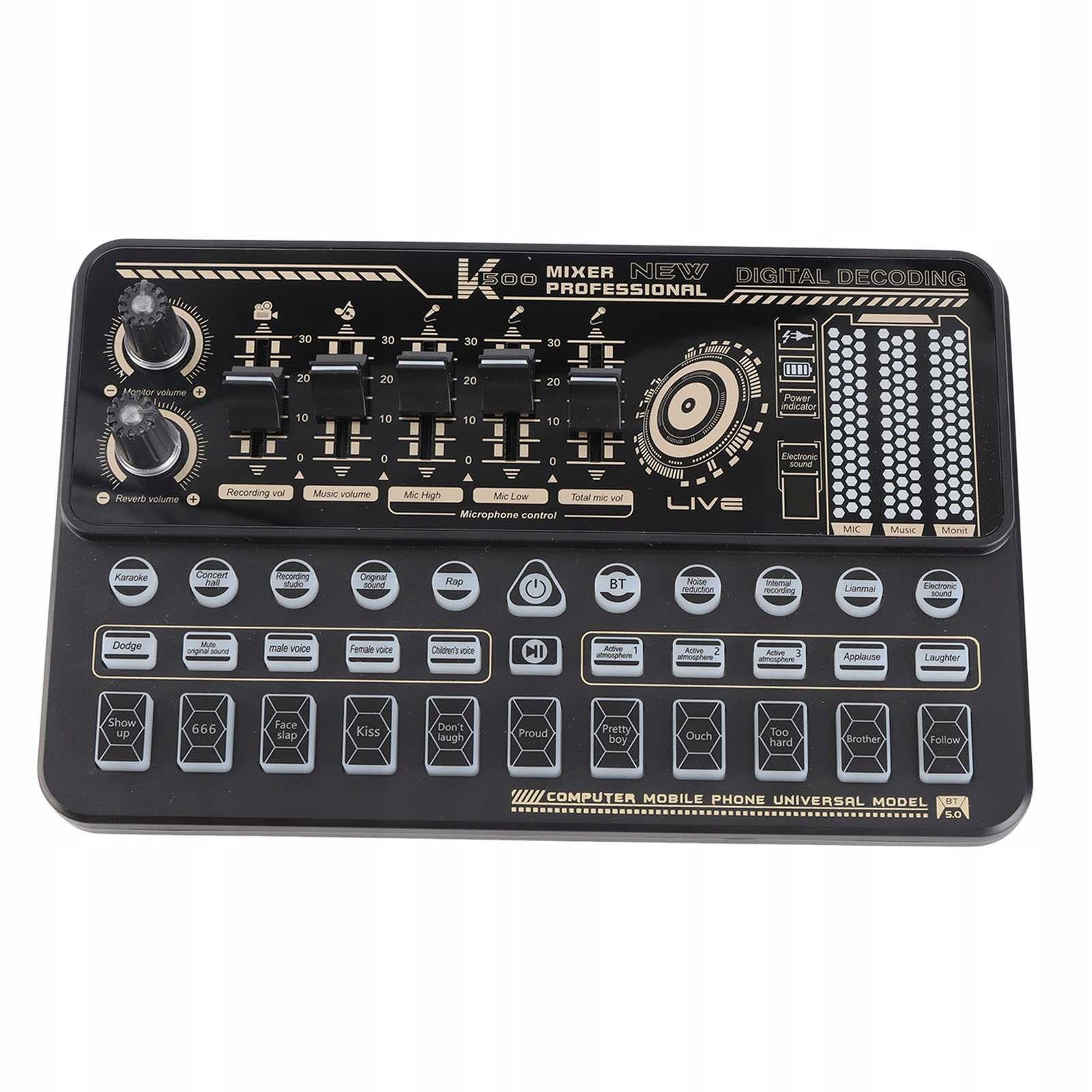 Sound card for live streaming on your computer and phones Manufacturer code AG250731072470