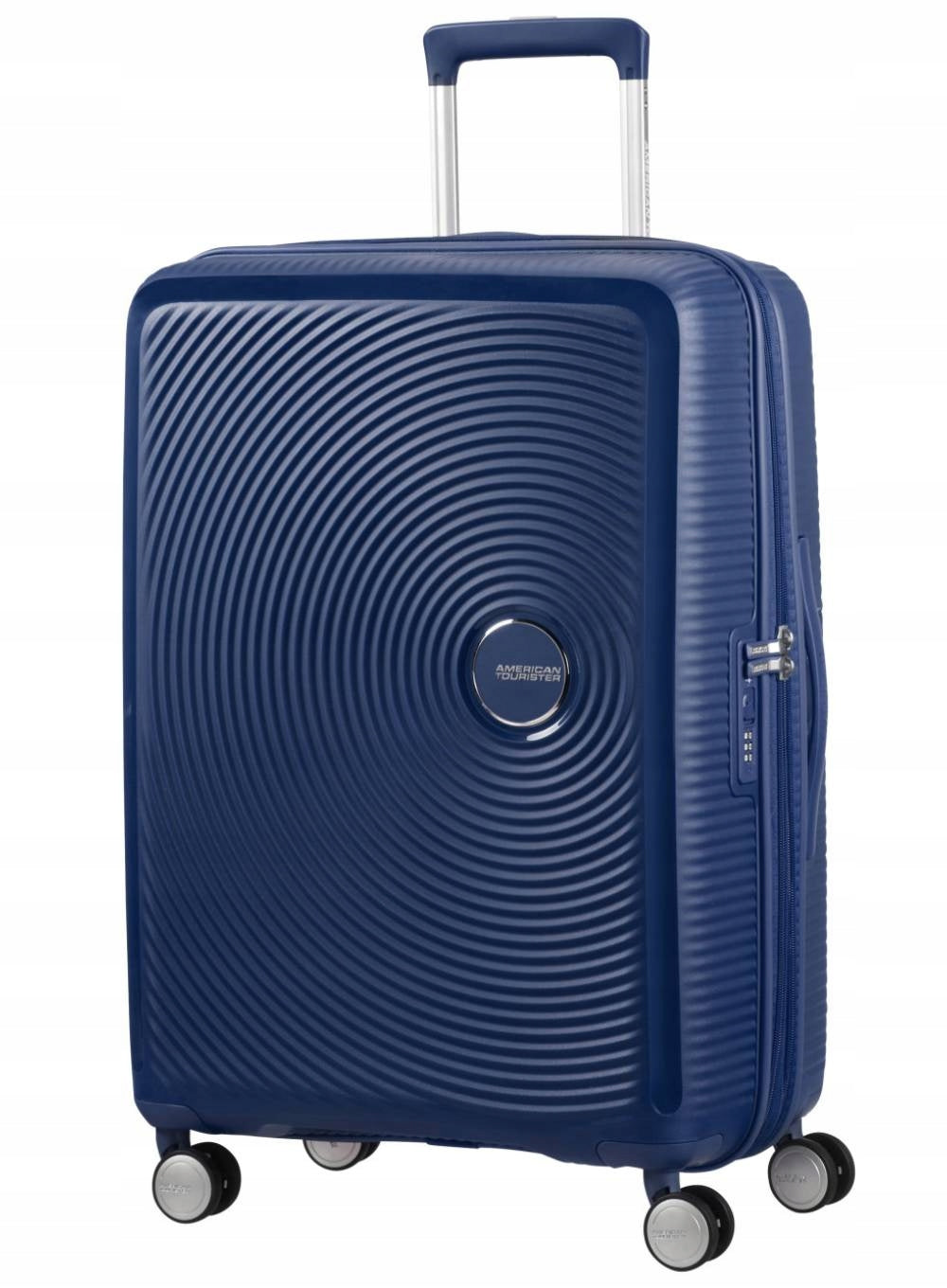 Soundbox medium suitcase American Tourister - midnight navy Height 67 cm