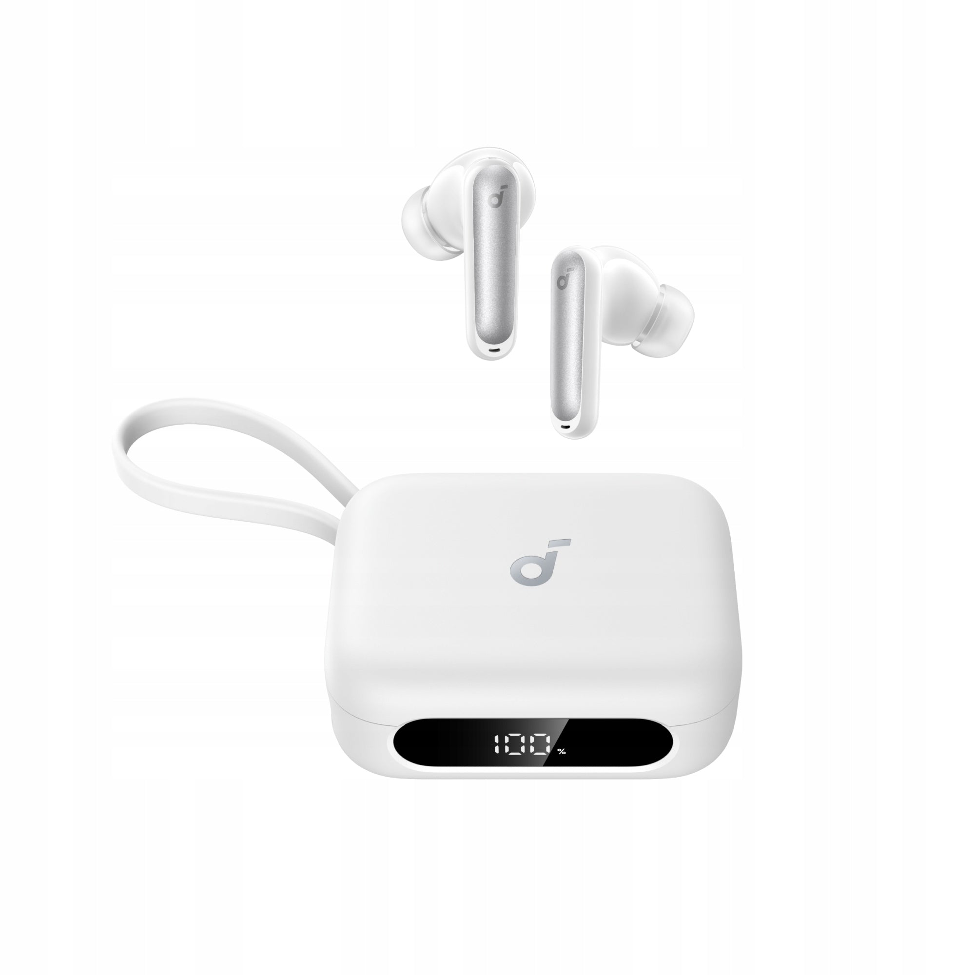 Soundcore P41i ANC Earbuds White Without Lightning Adapter