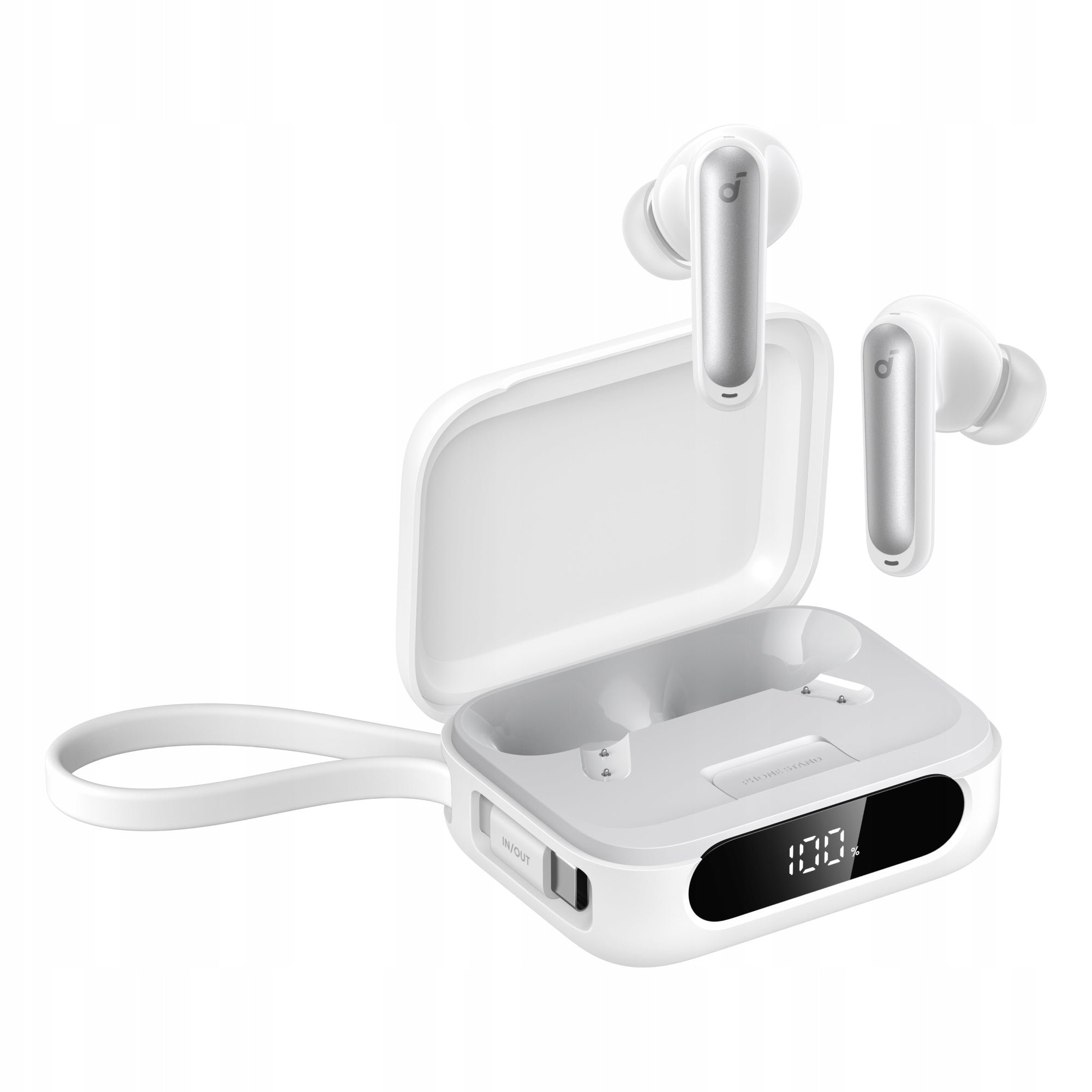 Soundcore P41i ANC In-Ear Headphones BT 5.3 IPX5 Power Bank Function White
