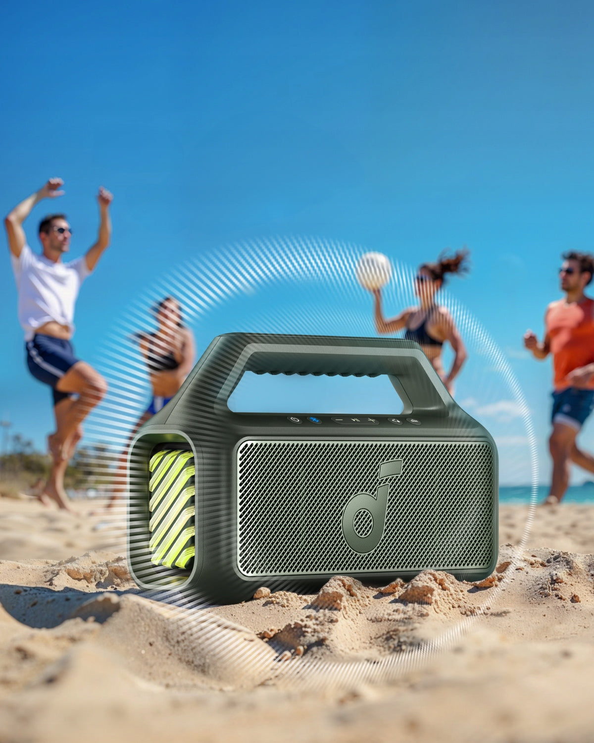 Soundcore Portable Wireless Speaker Boom 2 Green 80 W Bluetooth 5.3 IPX7 Model other