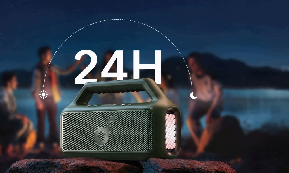 Soundcore Portable Wireless Speaker Boom 2 Green Bluetooth 5.3 IPX7 Packaging status original