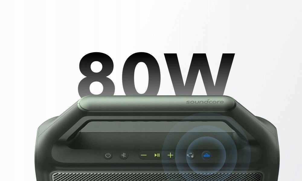 Soundcore Portable Wireless Speaker Boom 2 Green Bluetooth 5.3 IPX7
