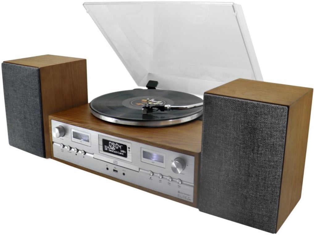 Soundmaster PL895 DAB+/FM radio CD/MP3 USB Bluetooth turntable BT clock Manufacturer code 4005425011736