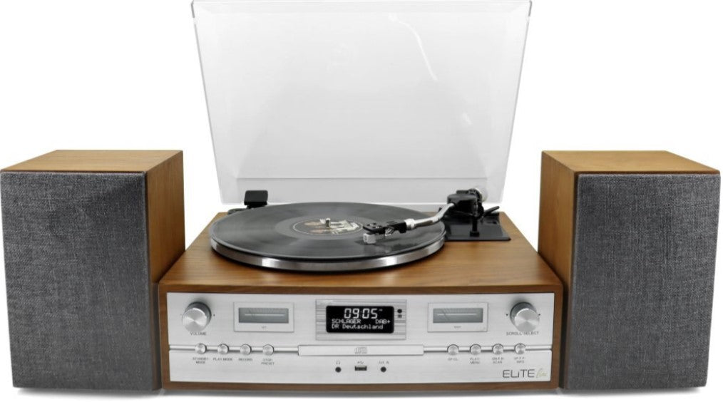 Soundmaster PL895 DAB+/FM radio CD/MP3 USB Bluetooth turntable BT clock Packaging status original