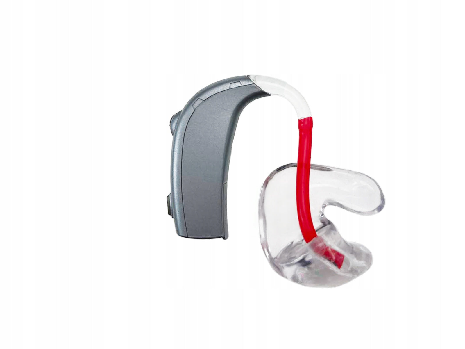 Soundproof Tube Hose for Hearing Aid Insert 10 cm - Red