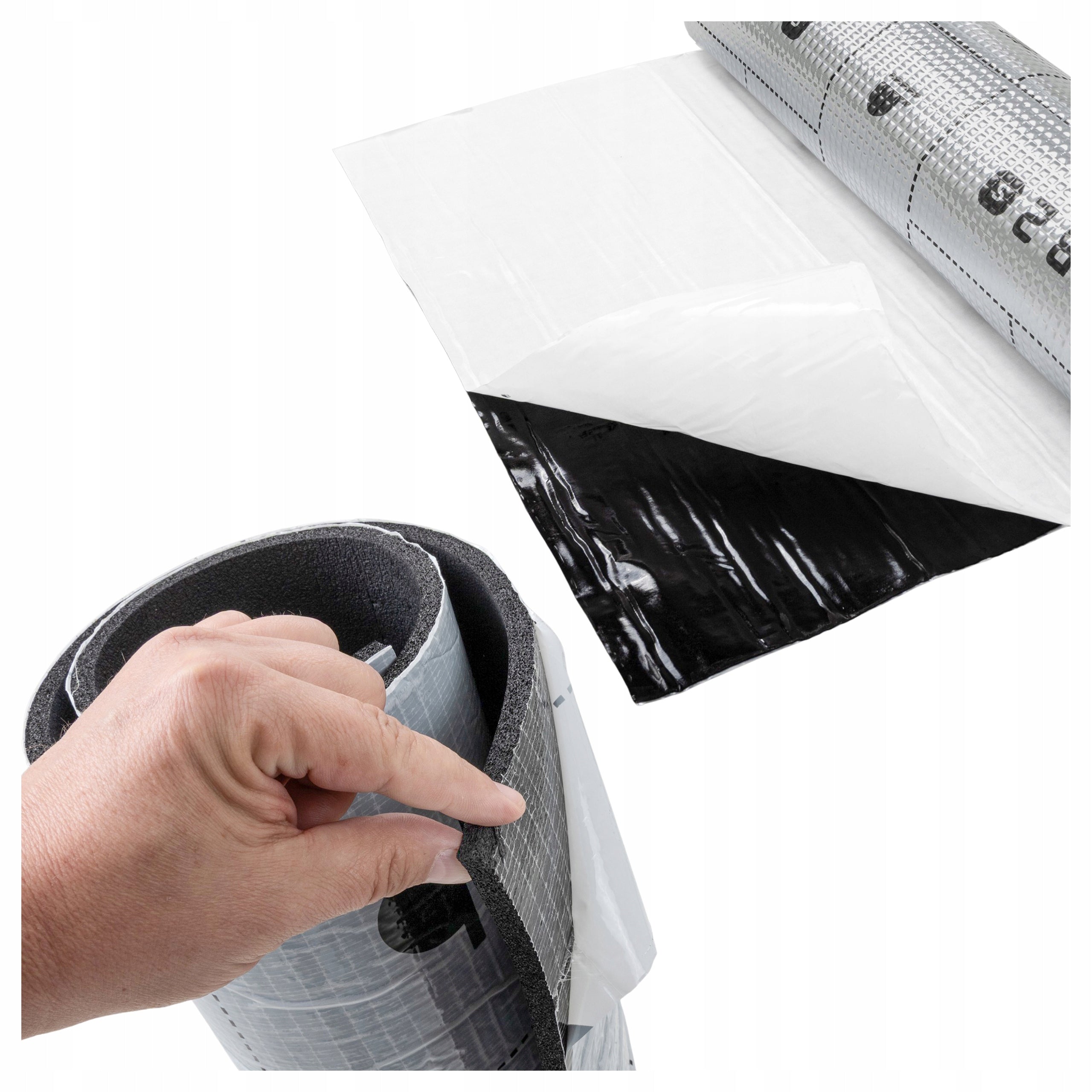 Soundproofing of sewer pipes and risers materials isolating vibration noise