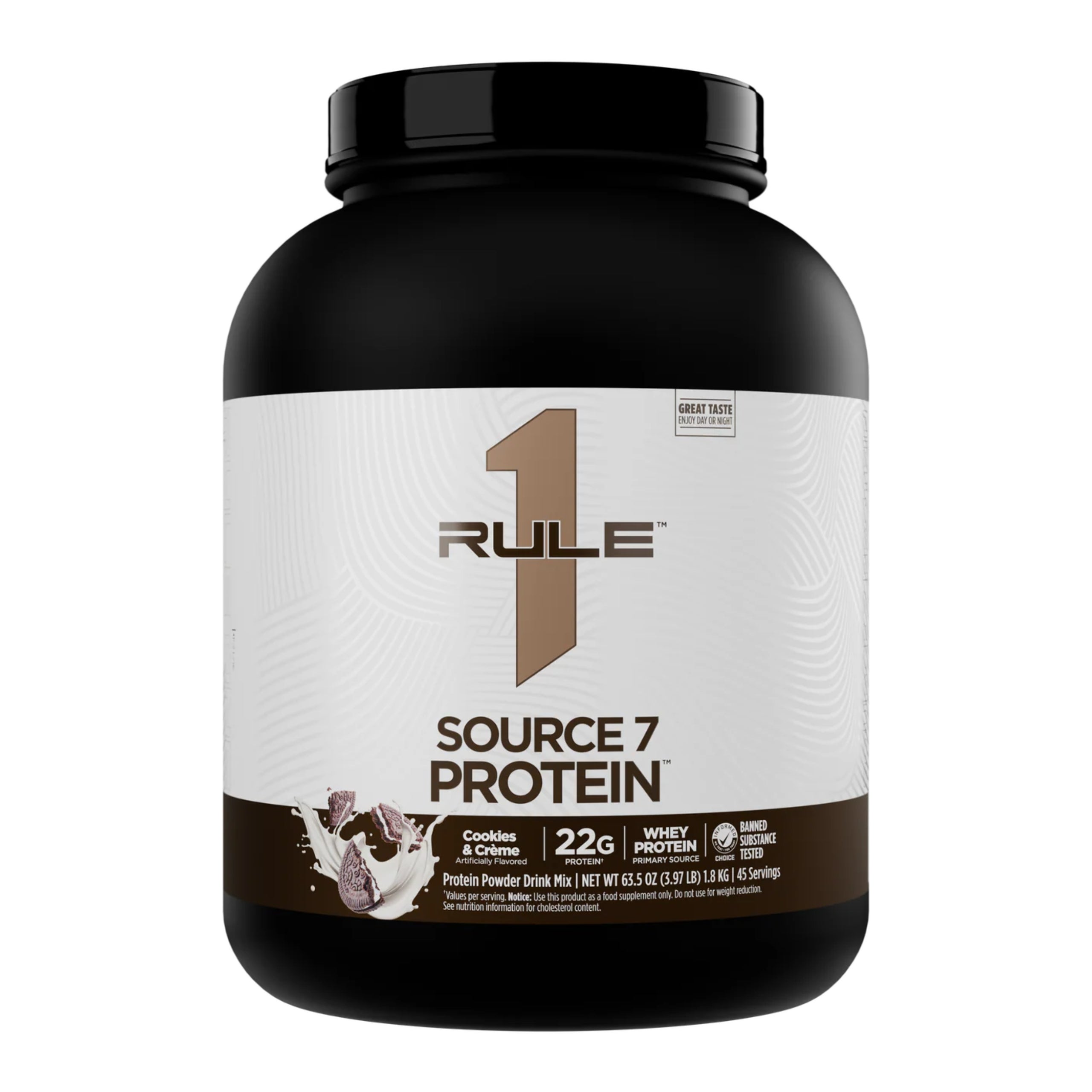 Source 7 Protein 1800g Conditioner Isolate WPC WPI Biscuit Rule1 R1