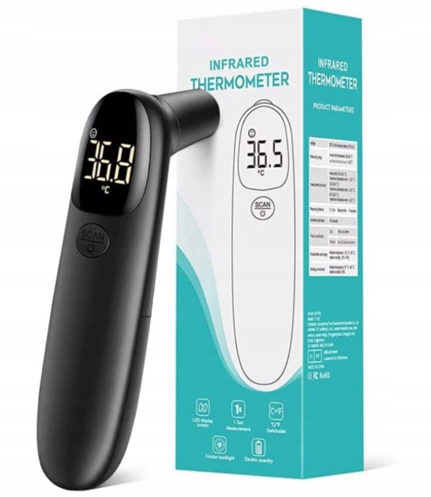 Soyes Infrared Non-Contact Thermometer for Ear Face with Fever Alarm