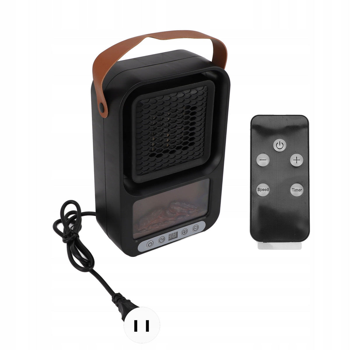 Space Heater with 3D Flames - 150 mAh Adjustable Quiet 3B