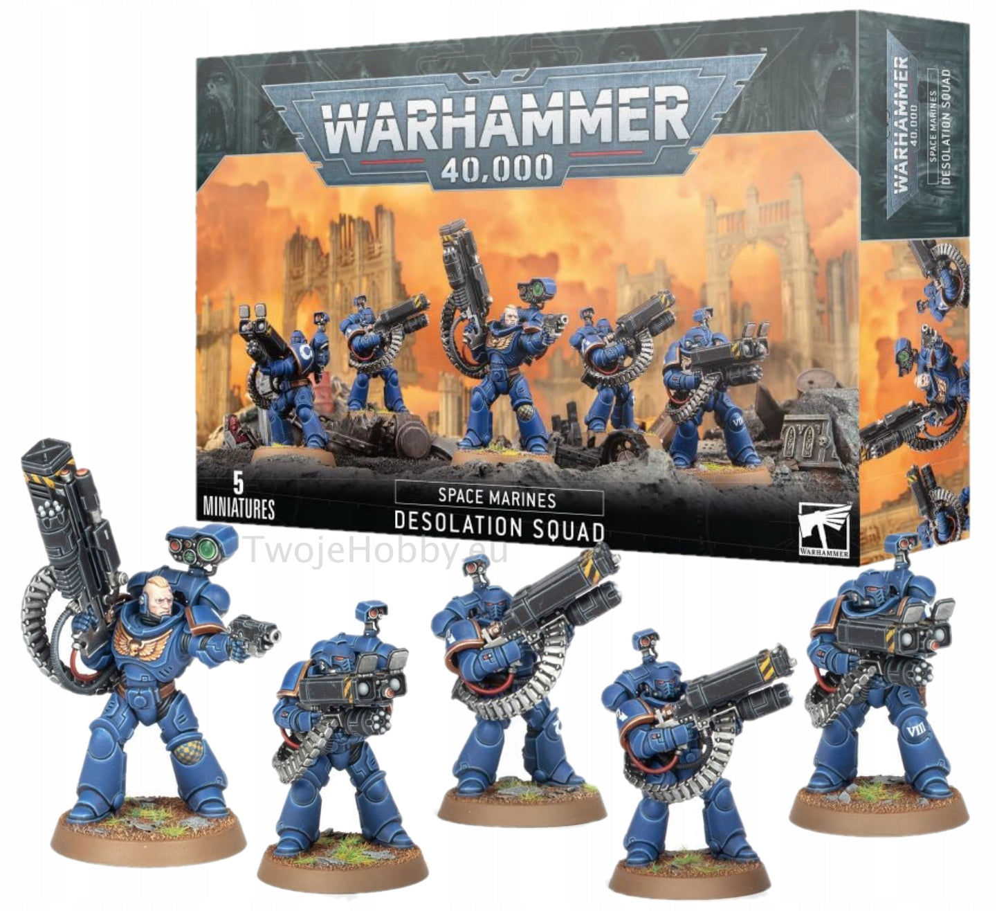 Konstruktorius Space Marines: Desolation Squad Games Workshop, 120 d.