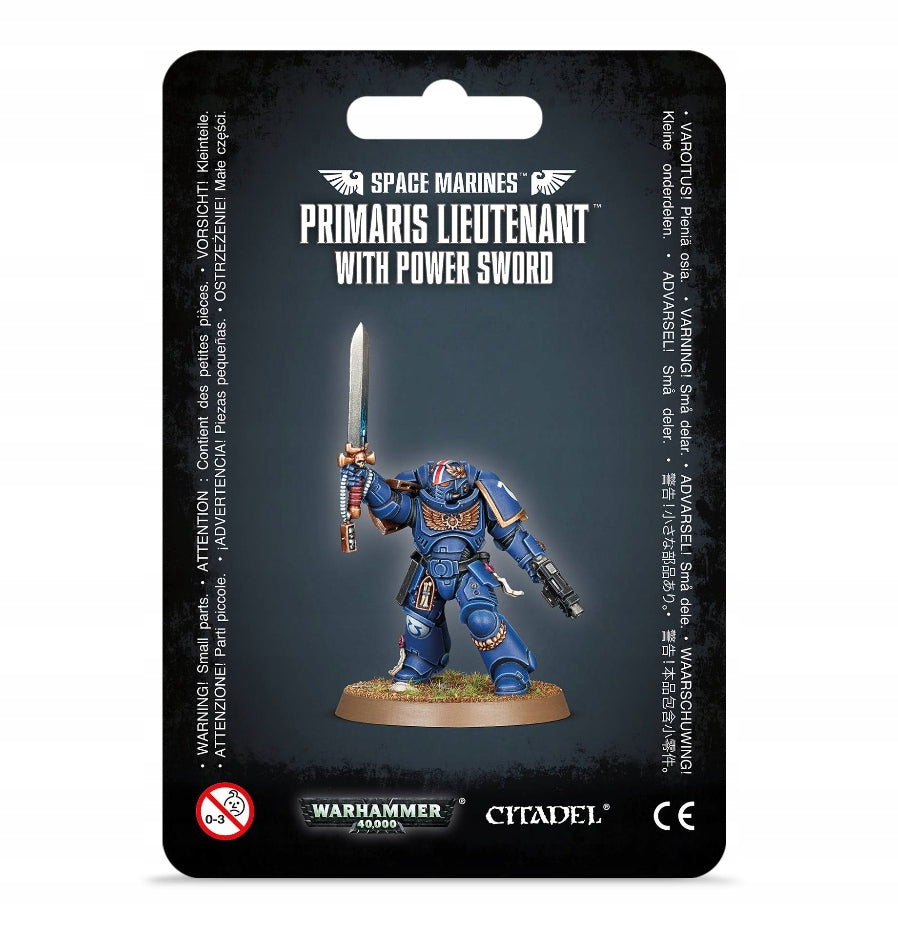 Konstruktorius Space Marines: Primaris Lieutenant with Power Sword Games Workshop, 9 d.