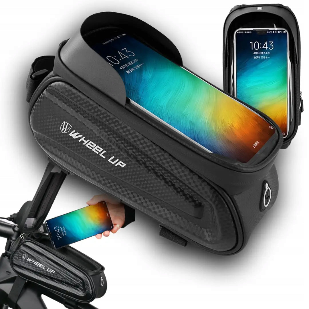 Spacious Bicycle Pouch for Frame Bag Wheel UP Phone Holder Bag Packaging status original