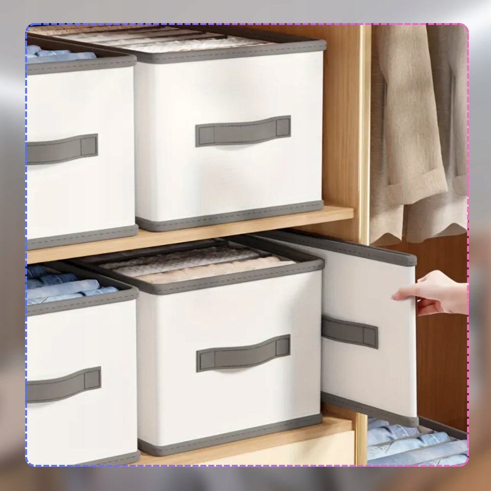 Spacious Organizer Closet Box Drawer Cabinets For Clothes Rigid Additional color gray