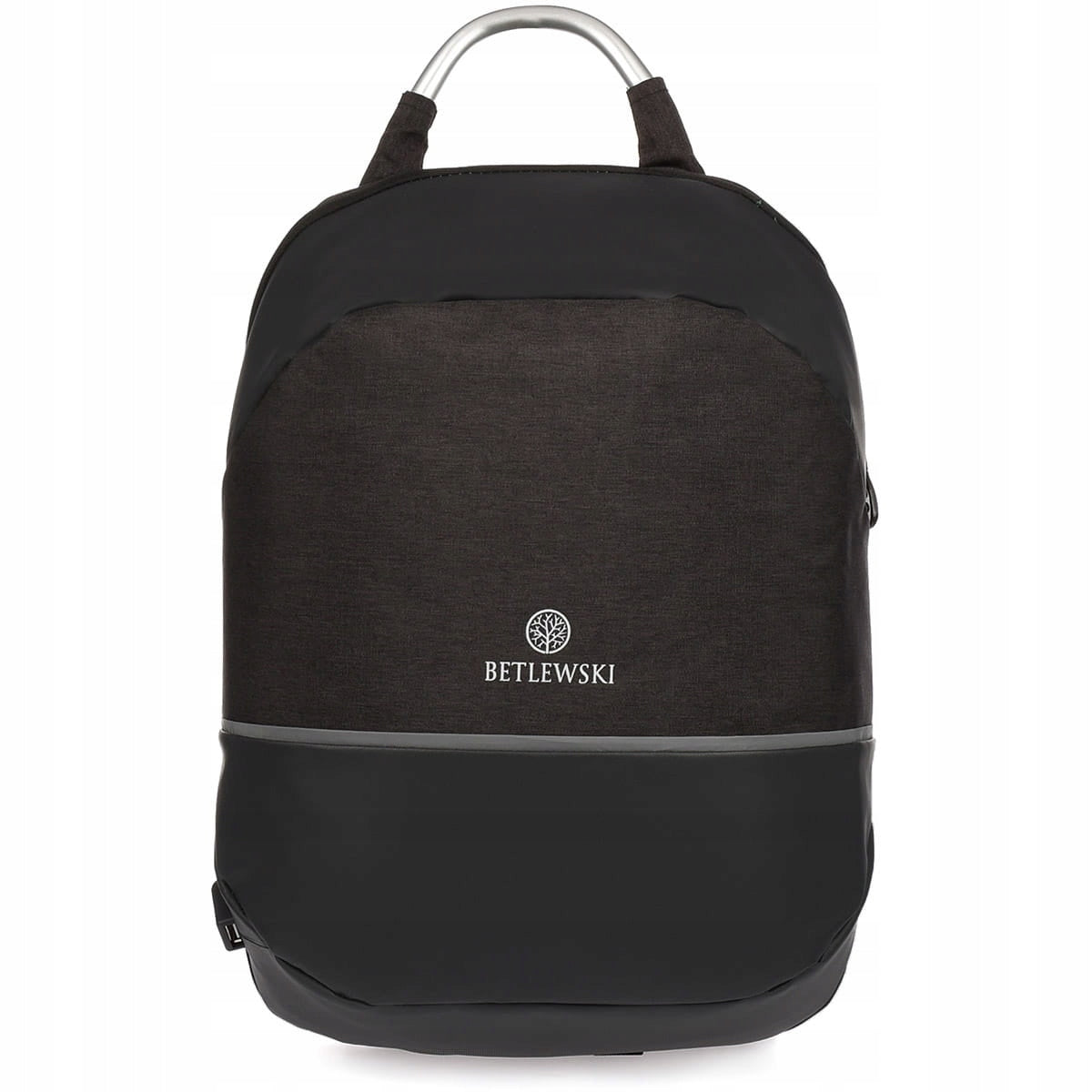 Spacious ergonomic backpack Betlewski - black