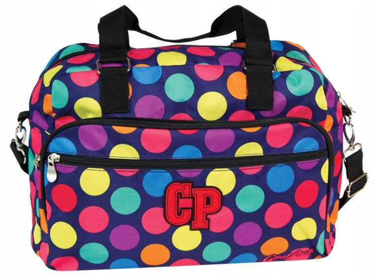 Spacious polka dot shoulder bag with 2 pockets Brand CoolPack