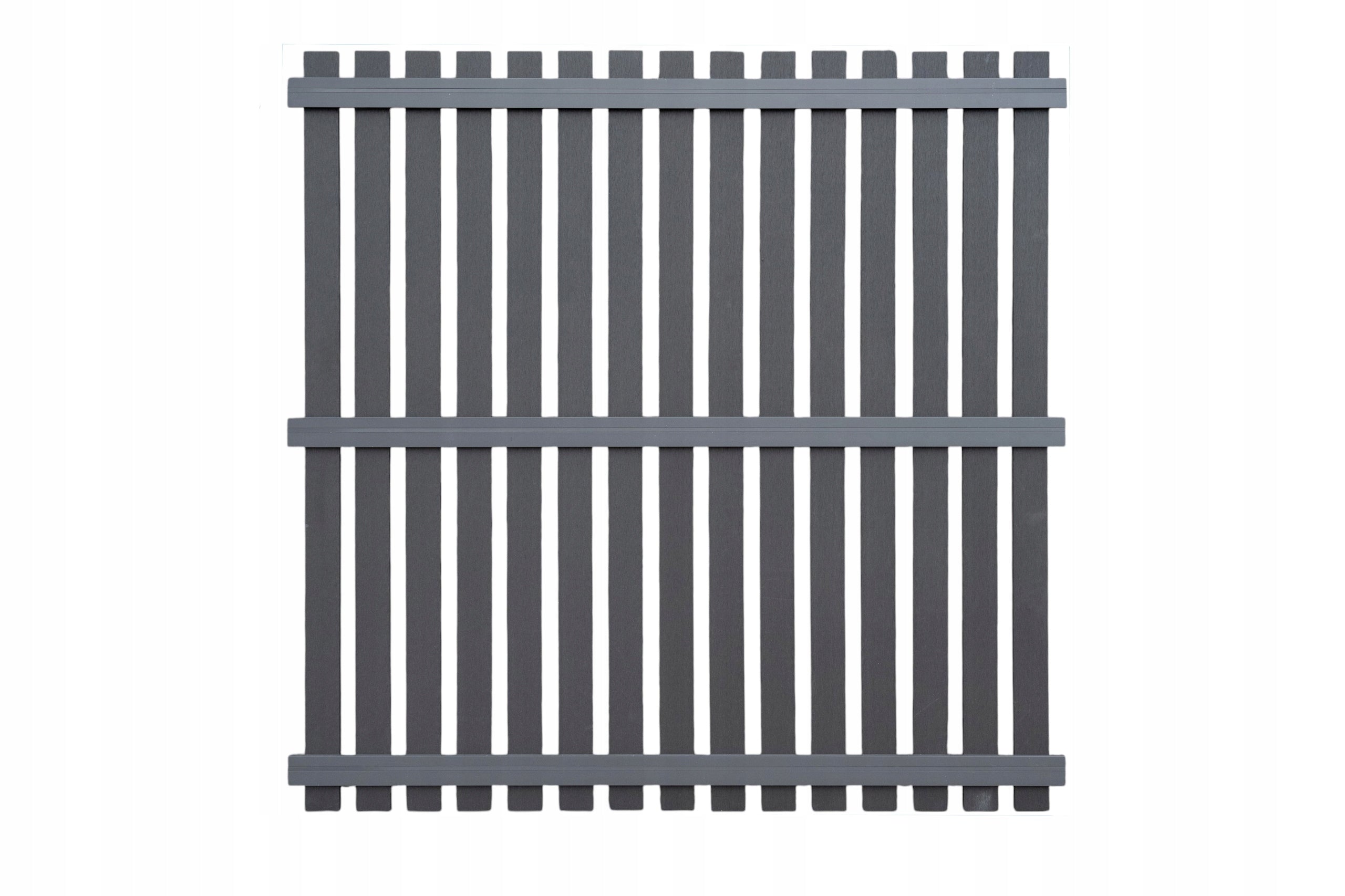 Span panel fence 180x180 composite wpc fence ANTHRACITE TEAK immediately Kind span