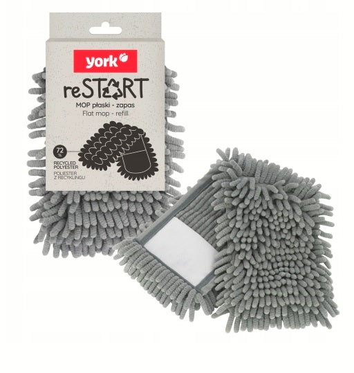Spare cartridge for flat mop YORK reSTART for cleaning floors
