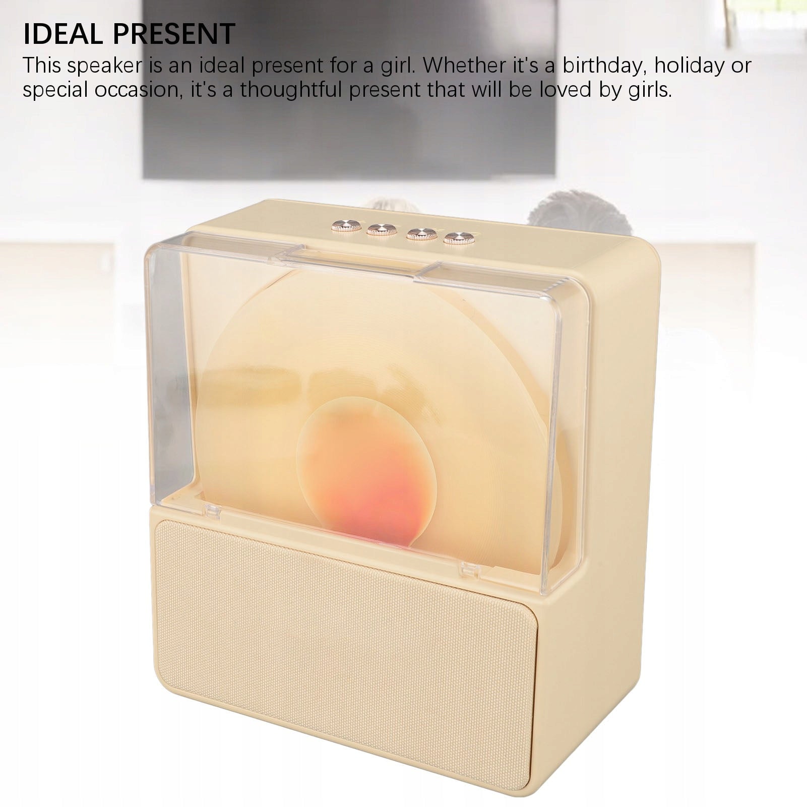 Speaker, 2000mah 2 in 1 Retro BT Speaker for Bedroom Brand no brand