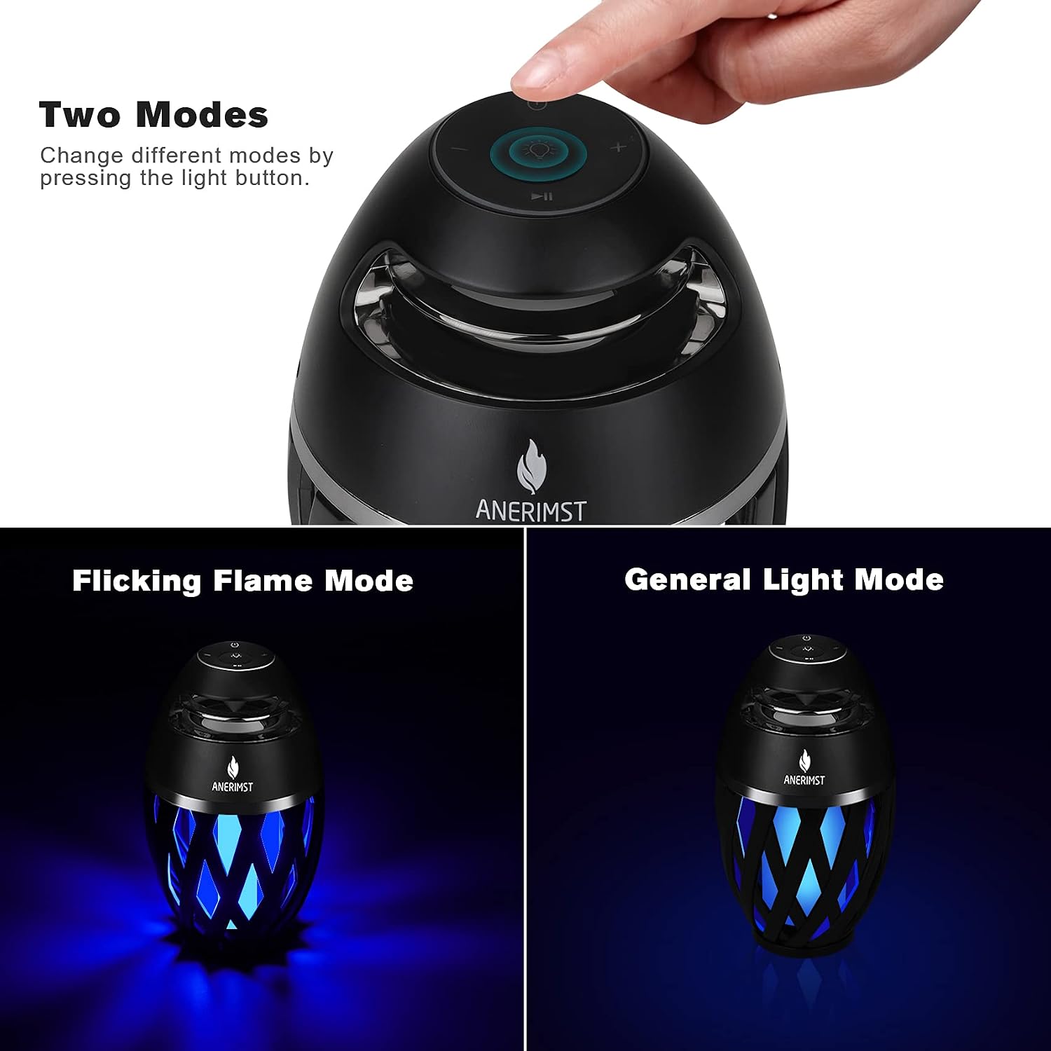 Speaker ANERIMST Blue Flame Bluetooth Outdoor Waterproof 5W 18h Model other