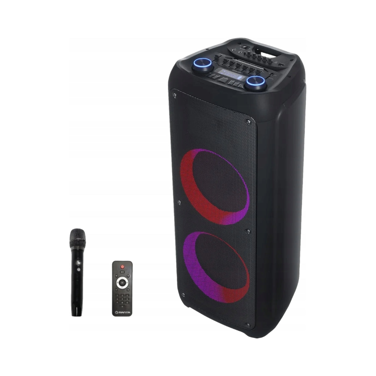 Speaker Manta Krios SPK1202B250 350W Bluetooth Karaoke