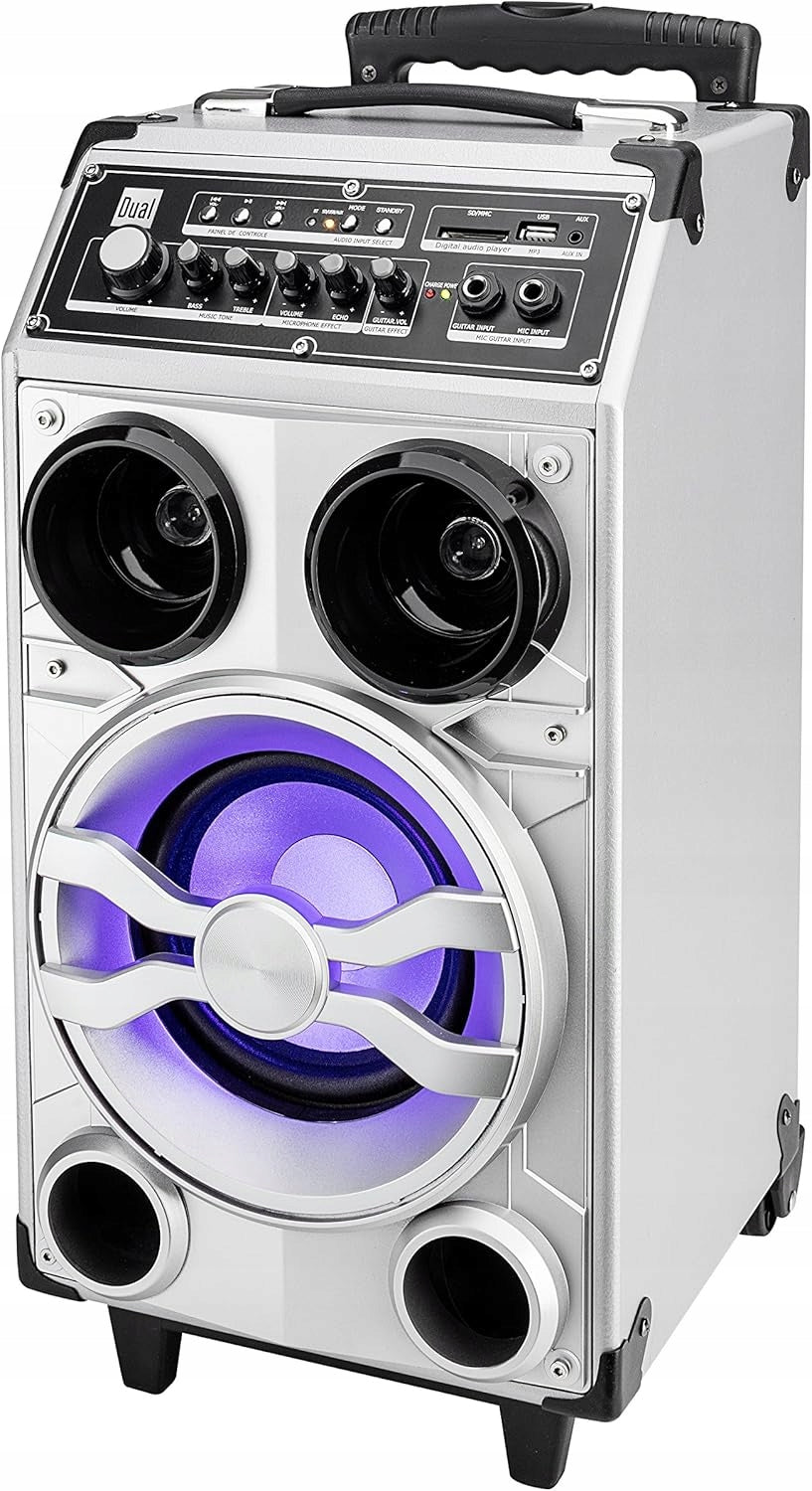 Speaker Portable Sound System Dual DSBX 100 FM USB SD Bluetooth FM