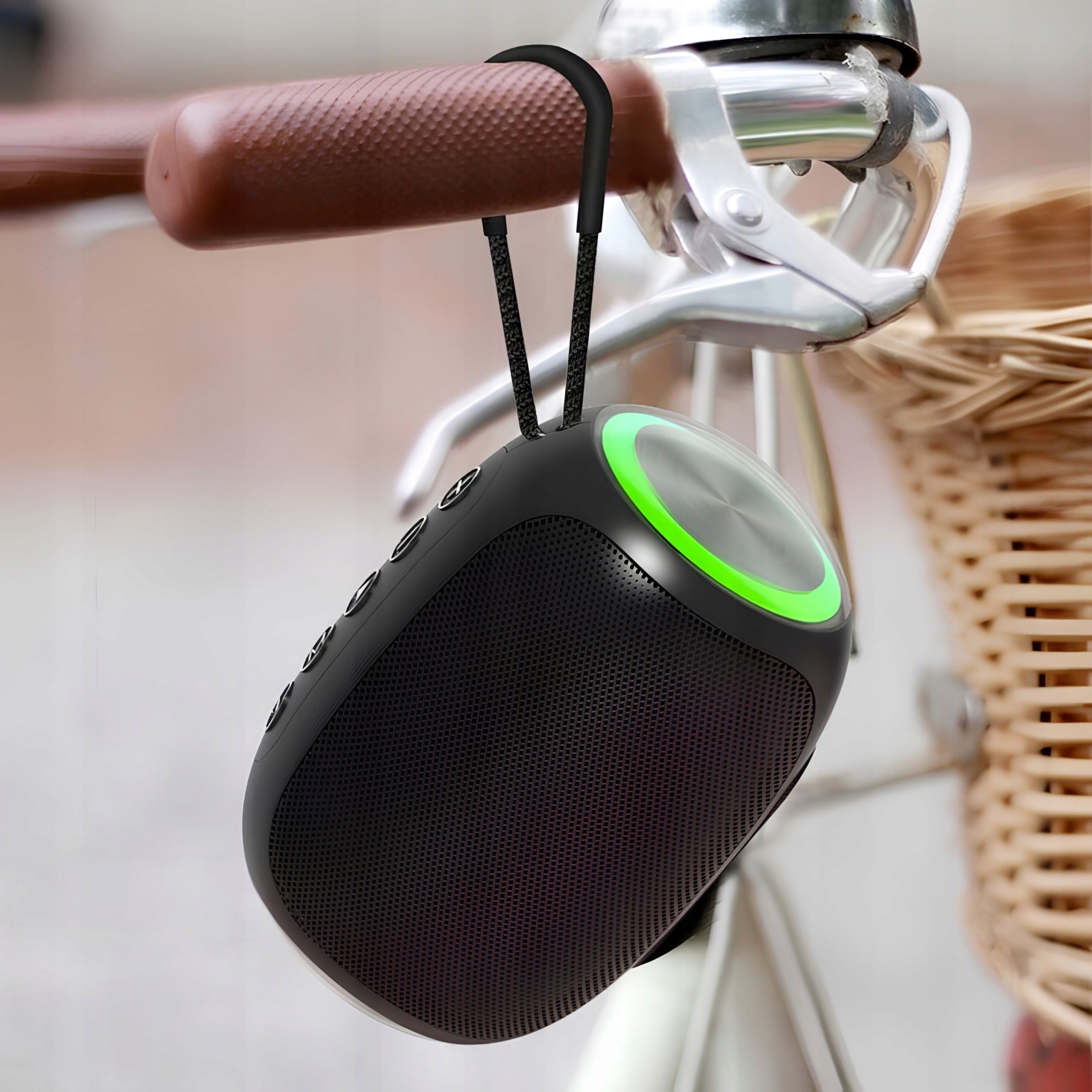 Speaker Portable Wireless Bluetooth Backlit Black 5W FM Radio Manufacturer code 5900495094469 .