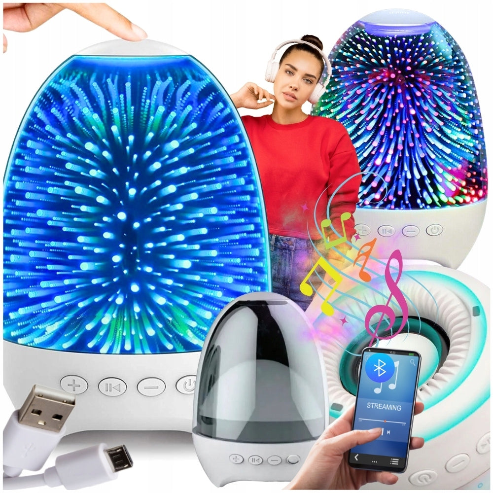 Speaker night light for child gift for boy's day radio usb bass