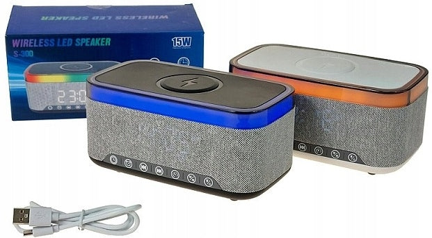 Speaker with clock, radio, alarm clock USB 15W Brand Adar
