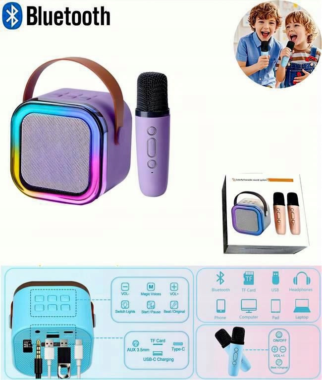 Speaker with microphone on bluetooth