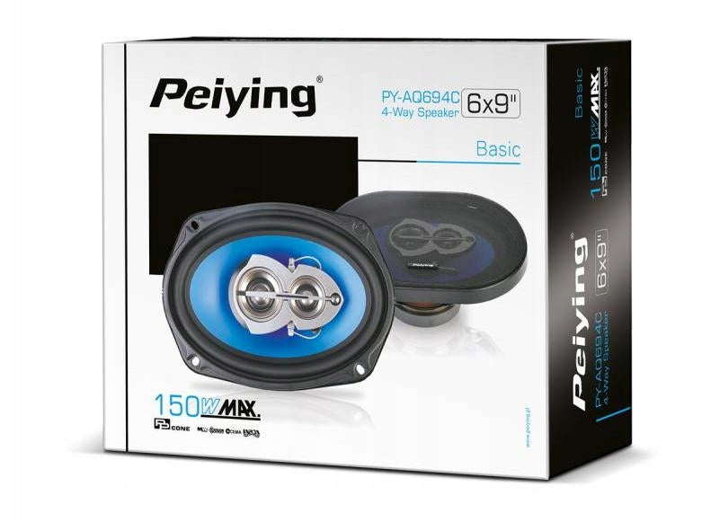 Speakers PEIYING PYAQ694C 6 x 9" 150W Manufacturer Peiying
