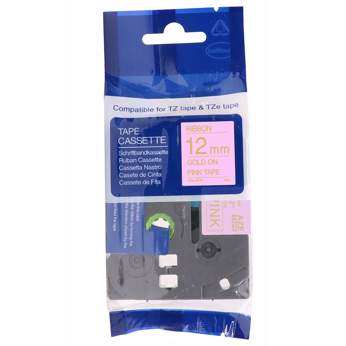 Specmark Ribbon for Brother TZe-RE34 12mm Pink Packaging status original