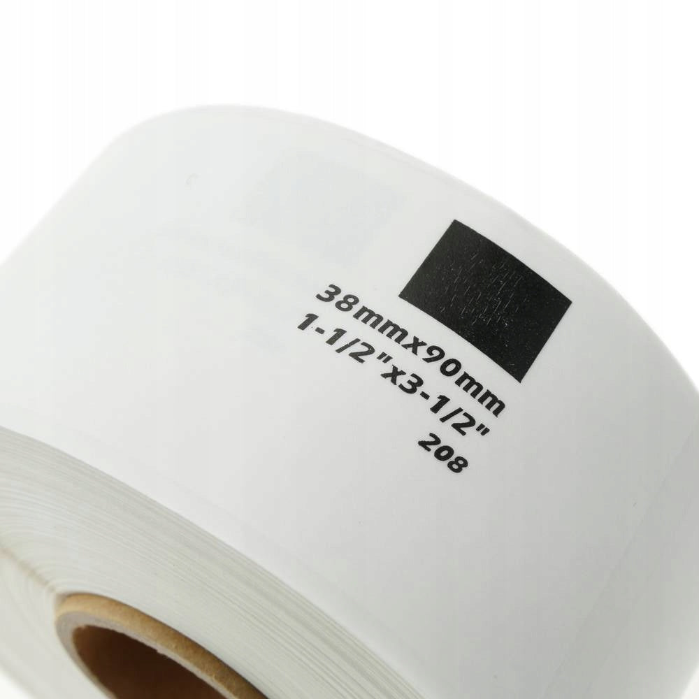 Specmark labels for Brother QL DK-11208 38mm x 90mm 400 pcs. without handle Packaging status original