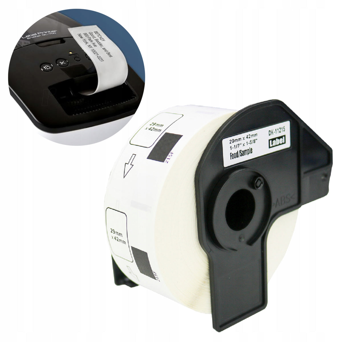 Specmark labels for Brother QL DK-11215 700 pcs 29mm x 42mm