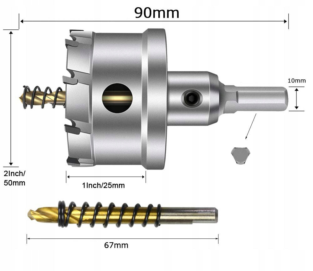 Spectral Hole Saws 10 Pack - Lace Drill Bits for Metal EAN (GTIN) 0670626457672