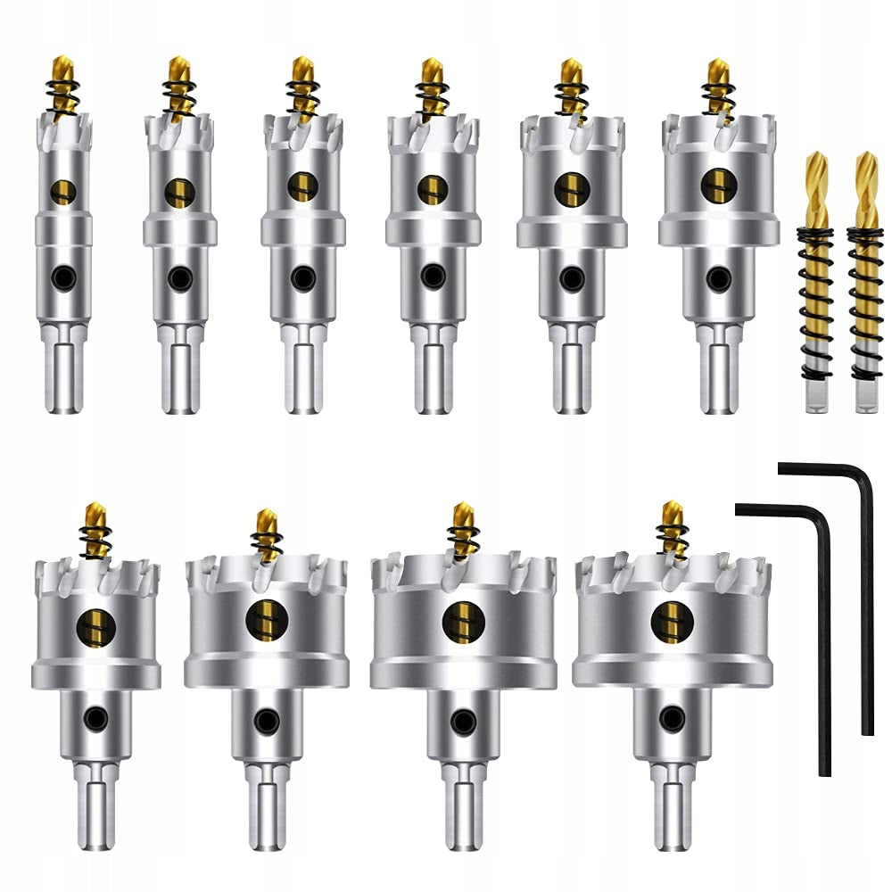 Spectral Hole Saws 10 Pack - Lace Drill Bits for Metal